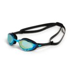 Arena Cobra Edge Swipe racing goggles | Hong Kong | Aqua/Black | Mirror