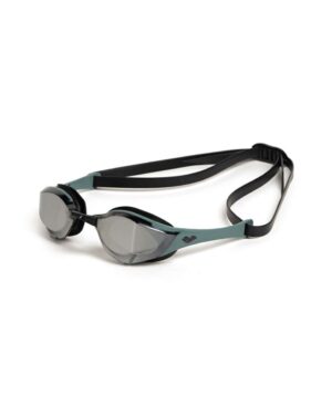 Arena Cobra Edge Swipe racing goggles | Hong Kong | Silver/Sage/Black | Mirror