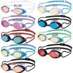 Hong Kong Swans Adult Swimming Goggles Reflective Mirror | Made in Japan | Goggles recommended