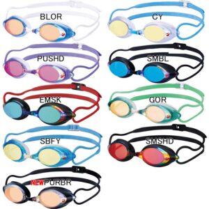 Hong Kong Swans Adult Swimming Goggles Reflective Mirror | Made in Japan | Goggles recommended